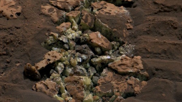 На Марсе впервые обнаружили кристаллы чистой серы