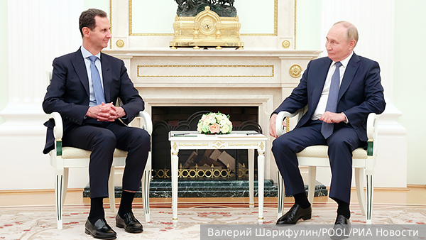 Президент Путин встретился с сирийским коллегой Асадом в Кремле