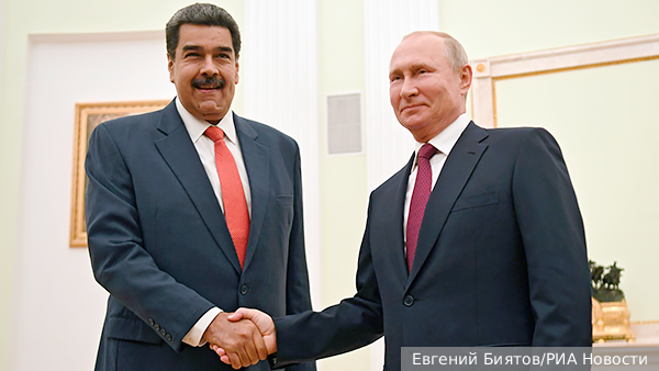 Путин поздравил Мадуро с переизбранием президентом Венесуэлы