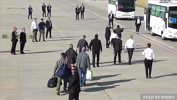 Появилось новое видео процесса обмена заключенными в Анкаре