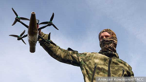 Российские FPV-дроны тараном поразили два БПЛА «Баба-яга» ВСУ в Курской области