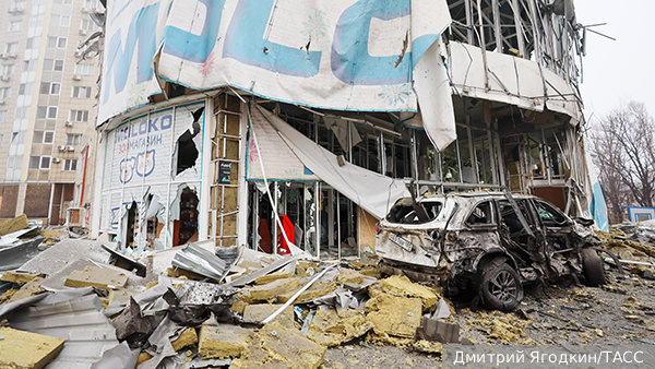 При обстреле ВСУ супермаркета в Донецке ранены четыре человека