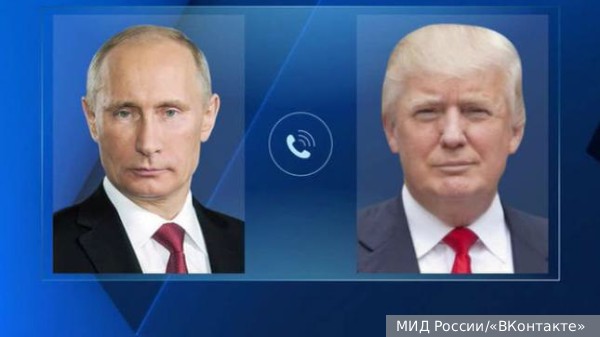 Трамп рассказал о разговоре с Путиным