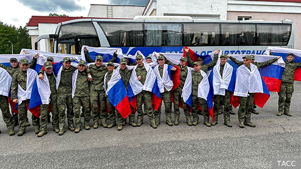 Россия вернула из украинского плена новую группу военнослужащих