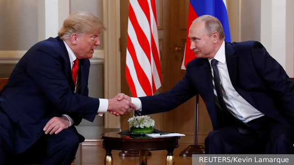 Ушаков: Путин и Трамп не обсуждали возможную встречу