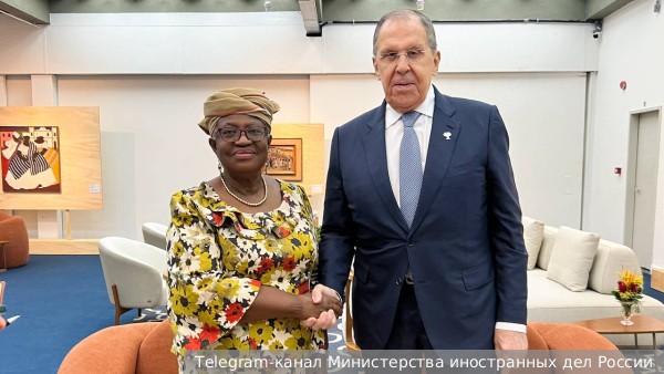 Министр Лавров и глава ВТО Оконджо-Ивеала одобрили важность реформы организации