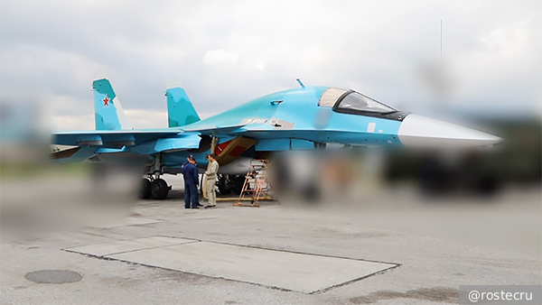 ВКС получили новую партию истребителей-бомбардировщиков Су-34
