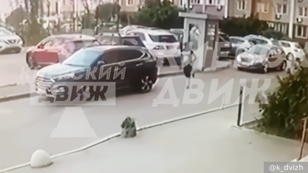 Опубликовано видео убийства полковника СБУ в Киеве