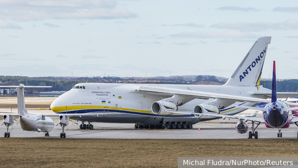 AeroTime: Ан-124 приземлился в Лейпциге после появления над Киевом