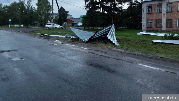 Электроснабжение восстановили после урагана в курском Льгове