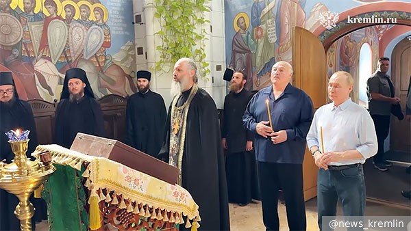 Путин и Лукашенко начали встречу на Валааме