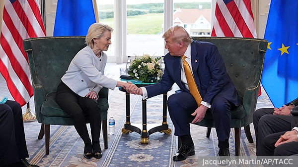 Times назвала причину согласия фон дер Ляйен на «ужасную сделку» с Трампом