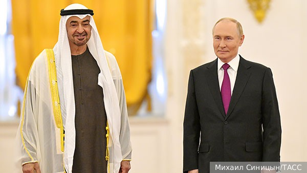 Путин отметил рост инвестиций России в ОАЭ