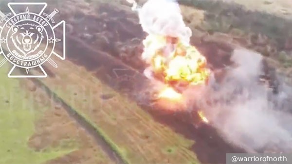 «Северяне» показали кадры уничтожения крупного сосредоточения ВСУ в Сумской области
