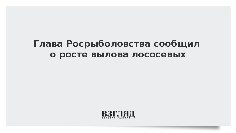 Росрыболовство: Вылов лососевых в 2025 году превысил уровень прошлого года