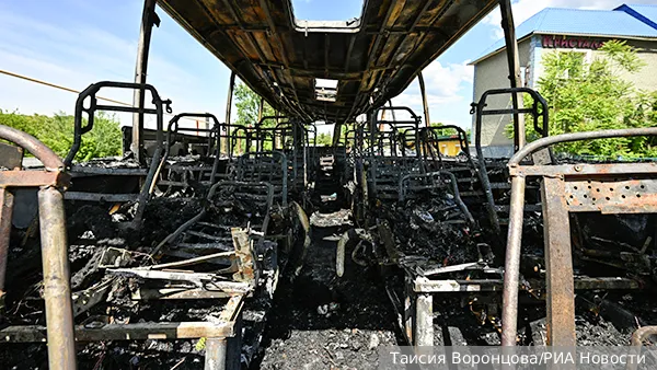 Украинский беспилотник атаковал пассажирский автобус под Белгородом
