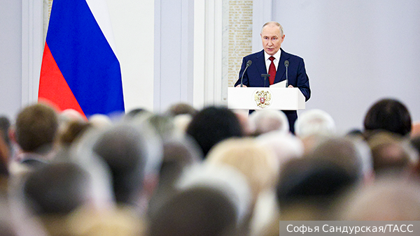 Путин заявил о террористических методах Запада против народа России