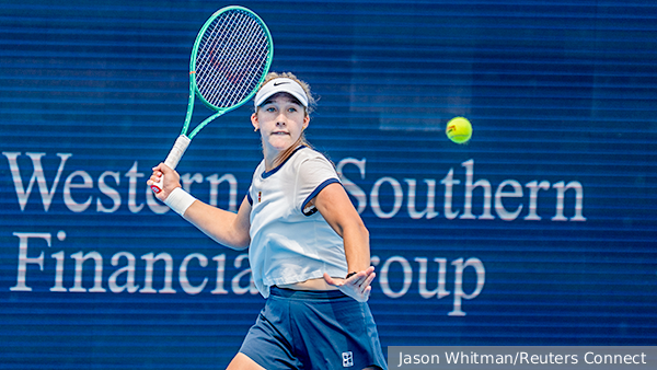 Россиянка Андреева разгромила украинку Олейник на турнире WTA в Цинциннати