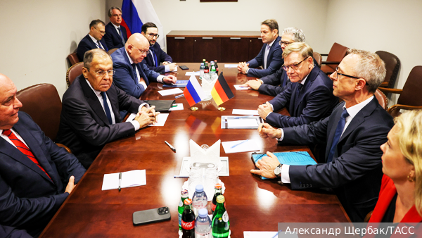 Немецкая делегация выдвинула требования перед встречей с Лавровым