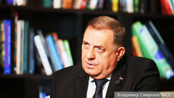 Додик пообещал поднять вопрос о прокладке трубопровода для российского газа