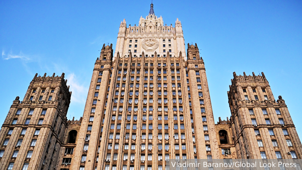 МИД анонсировал контрмеры на задержание западными странами судов на Балтике