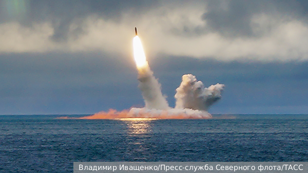 Подводный крейсер «Генералиссимус Суворов» выполнил пуск ракеты «Булава»