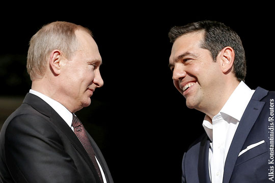 Греция показала свое истинное отношение к России