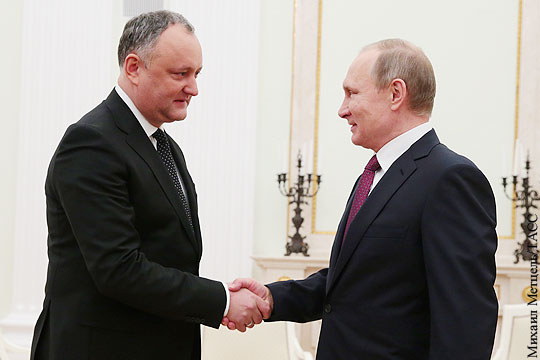 Россия и Молдавия возродили стратегическое партнерство
