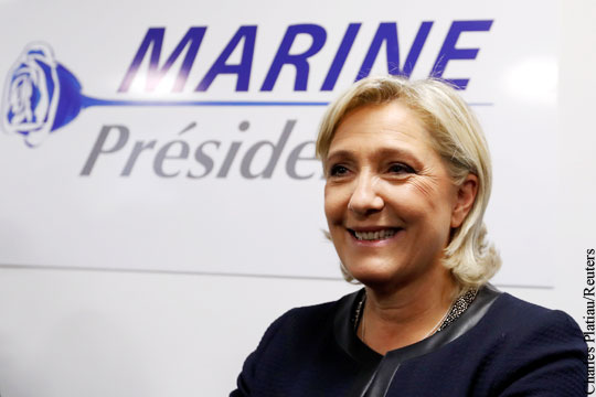 Марин Ле Пен вышла в лидеры президентской гонки