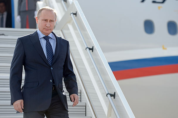 Путин прибыл на саммит СНГ в Минск