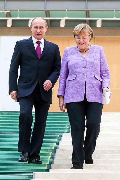 Путин и Меркель обсудили предстоящий саммит в Милане
