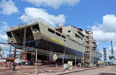 Решено построить второй десантный корабль типа «Иван Грен»