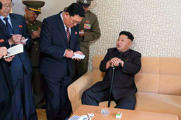 Ким Чен Ын появился на публике