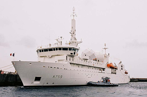Французский разведывательный корабль вернулся в Черное море