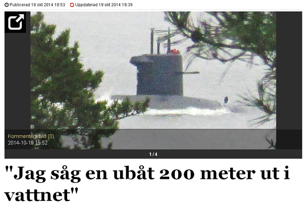 Блогеры: Очевидцы засняли у берегов Швеции нидерландскую подлодку