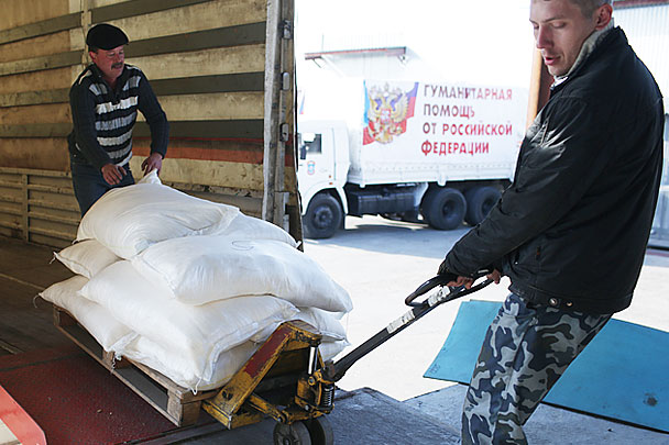 Киев: Ряд товаров гуманитарного конвоя России не может считаться гумпомощью