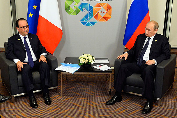Путин: Франция и Россия должны снизить риски в двусторонних отношениях