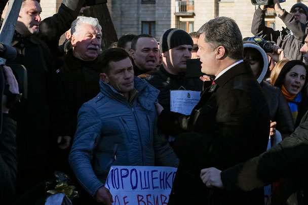 Порошенко и Байден посетили Майдан