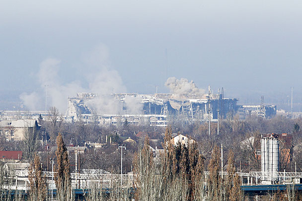 Ополченцы отбили атаку бронетехники на аэропорт Донецка