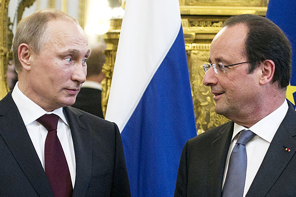 Париж объявил о незапланированной встрече Путина и Олланда в Москве