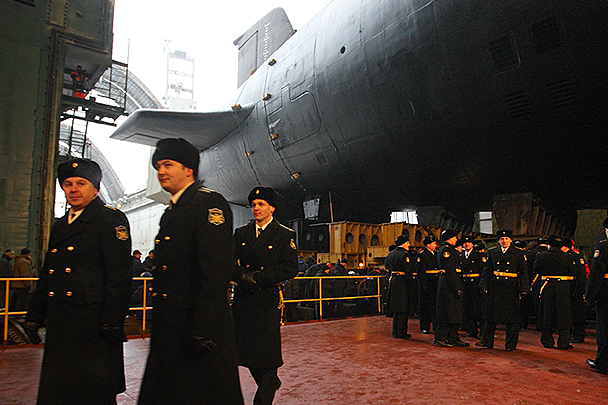 Севмаш передал флоту стратегический ракетоносец «Владимир Мономах»