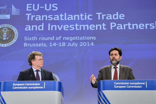 ЕС призвал ускорить заключение с США Трансатлантического соглашения