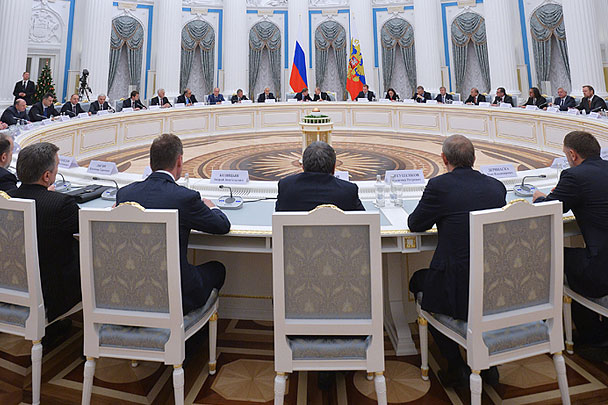 Песков рассказал о встрече Путина с бизнесменами