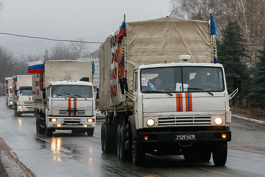 МЧС: Новый гуманитарный конвой отправят в Донбасс 8 января