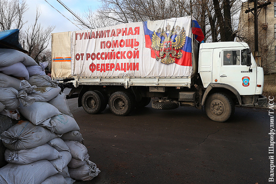 МЧС России начало формировать новый гуманитарный конвой для Донбасса