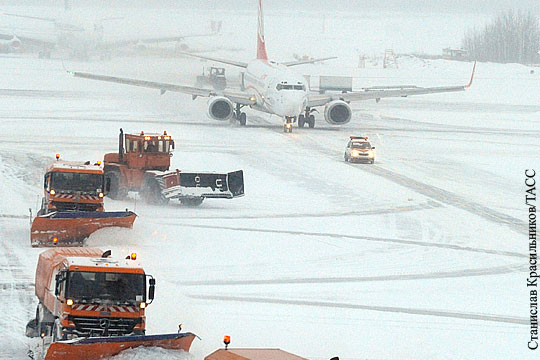 Из-за непогоды в московских аэропортах задержаны 119 рейсов