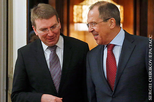 Глава МИД Латвии назвал условия рассмотрения вопроса о снятии санкций с России
