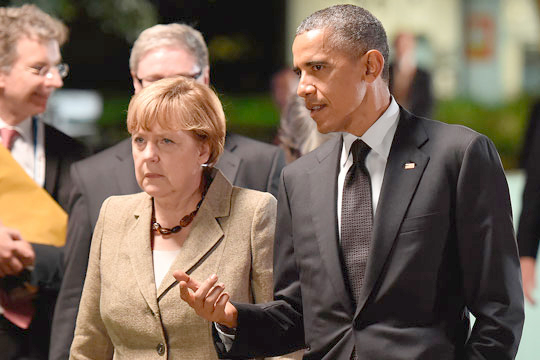 СМИ: Обама запретил Меркель снимать санкции с России