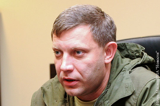 Захарченко сообщил об уничтожении атаковавшей Донецк батареи