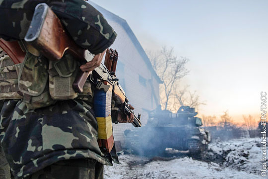 Киев сообщил о строительстве линии обороны на границе Донецкой и Луганской областей